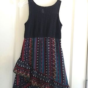 Art Class Girls Dress High Low